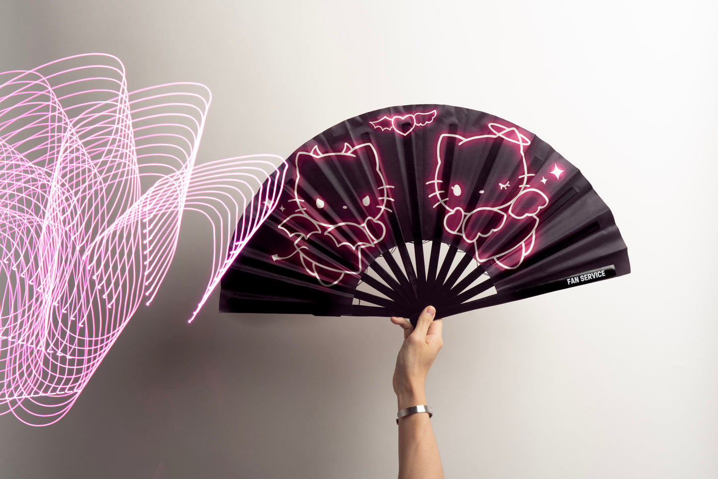 Neon Baddies w/ Pink LEDs