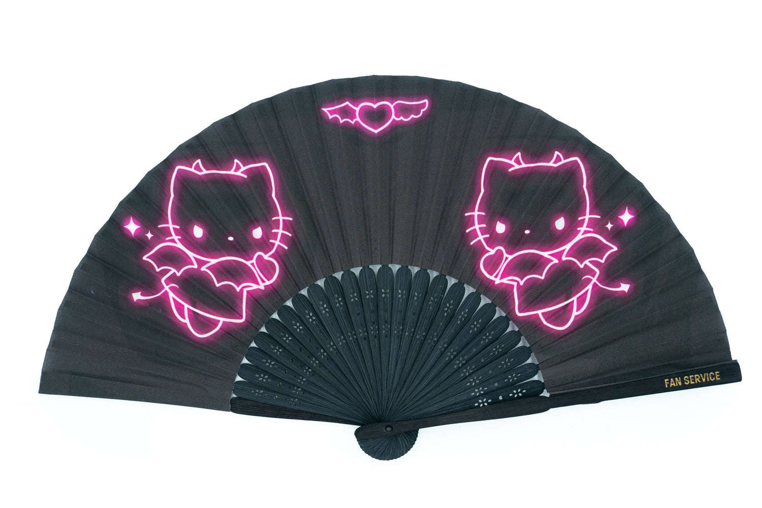 Neon Baddies Folding Fans