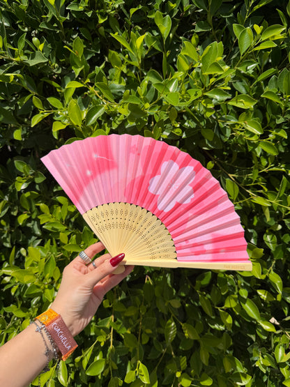 Sakura Blossoms UV Folding Mini Fan