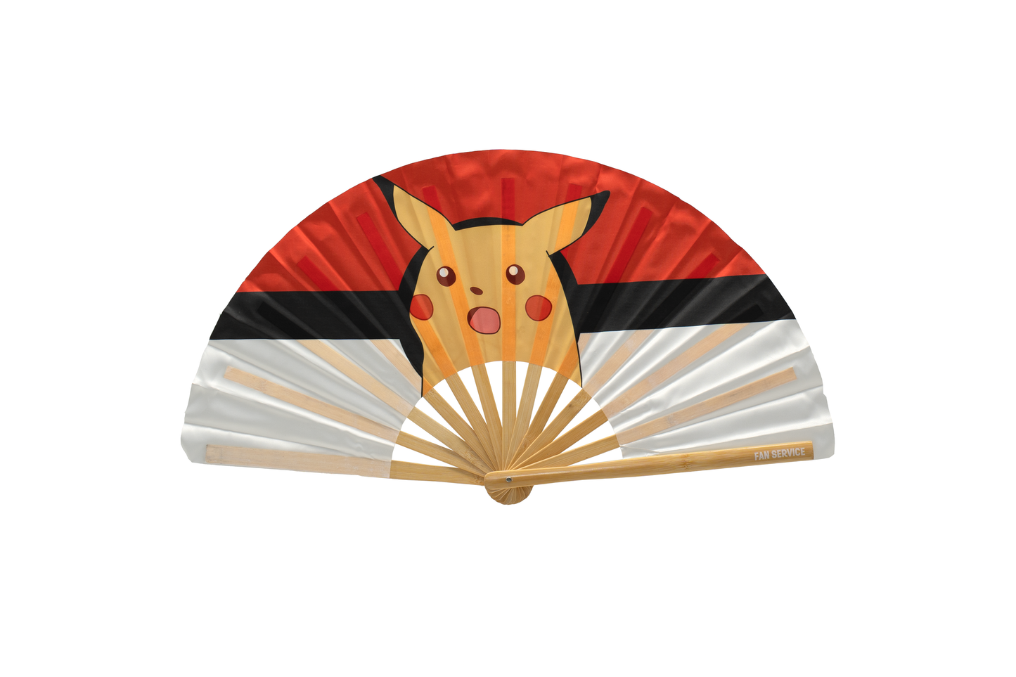 Shocked Pika Folding Fan w/ Lightning Yellow LEDs