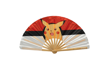 Shocked Pika Folding Fan w/ Lightning Yellow LEDs