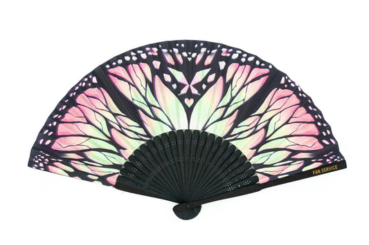 Shimmer Wings UV Folding Mini Fan