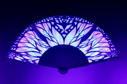 Shimmer Wings UV Folding Mini Fan