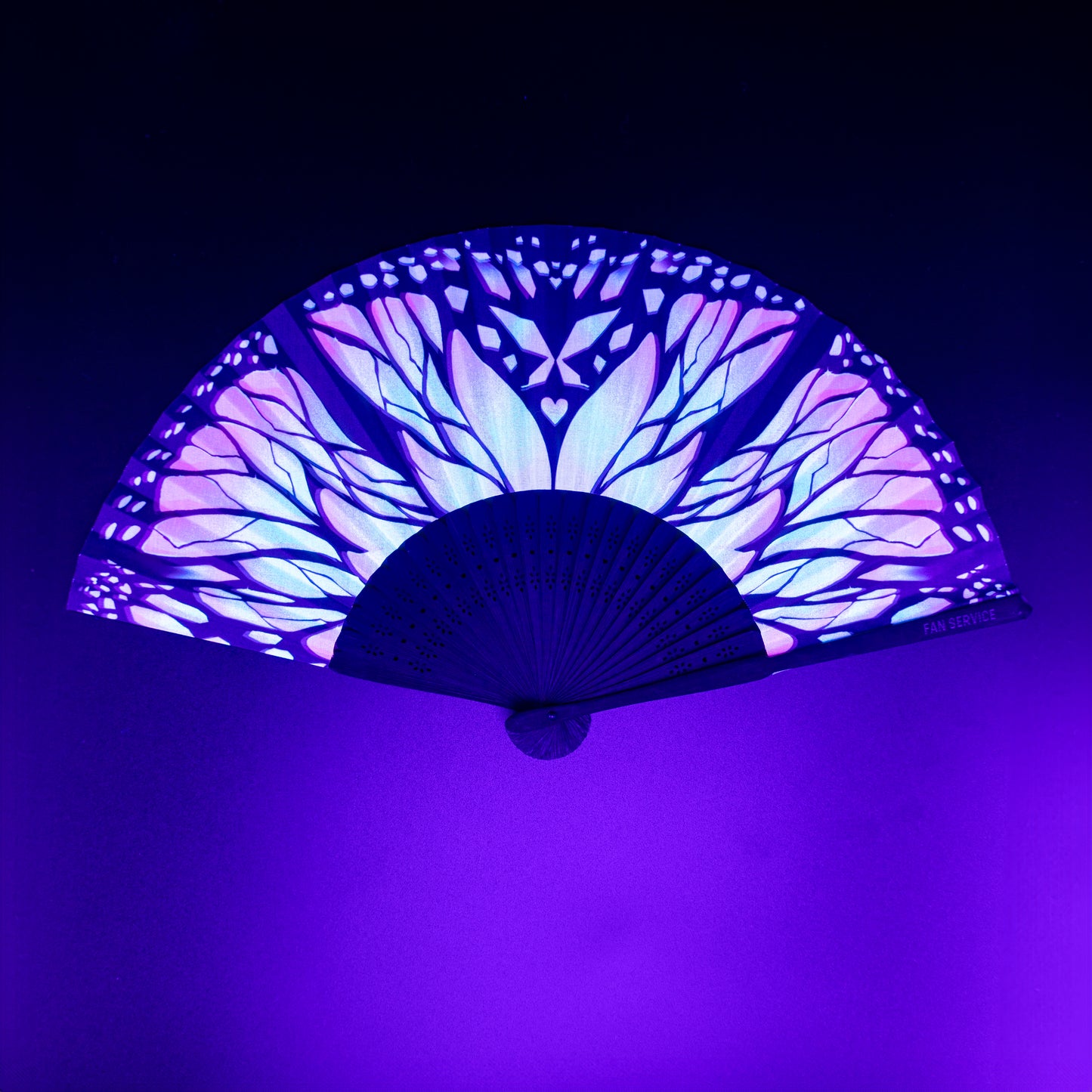 Shimmer Wings UV Pocket Fan