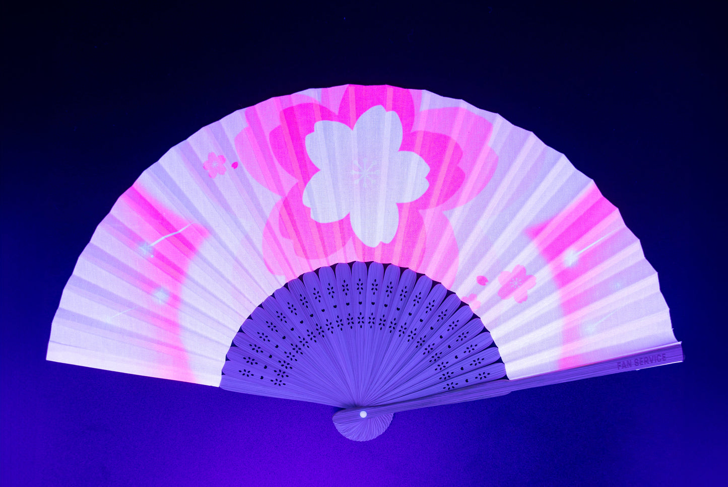 Sakura Blossoms UV Folding Mini Fan