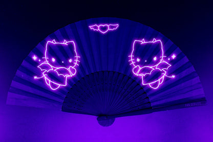 Neon Baddies UV Folding Mini Fan