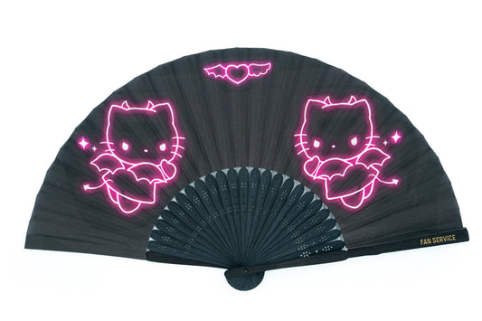 Neon Baddies UV Folding Mini Fan