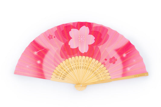 Sakura Blossoms UV Folding Mini Fan