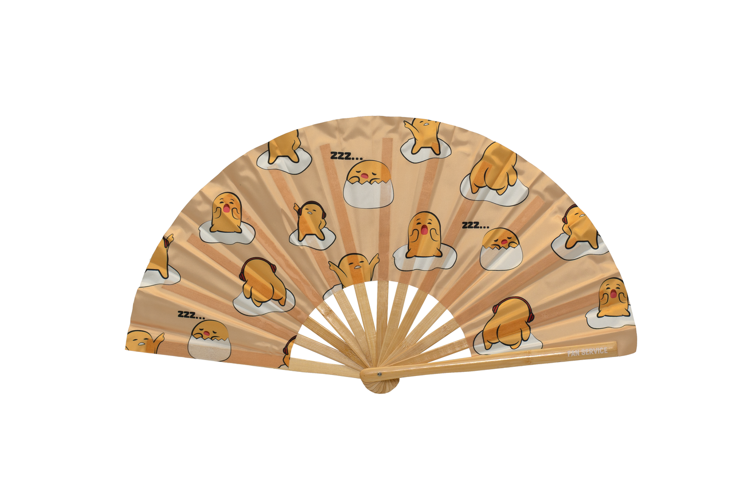 Egg-stasy Folding Fan w/ Yellow LEDs