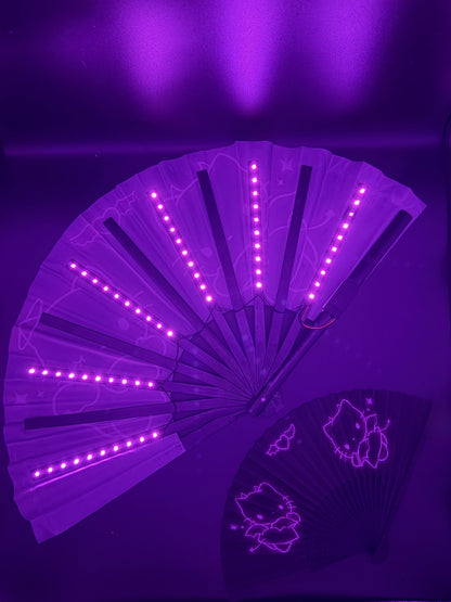 Neon Baddies UV Folding Mini Fan