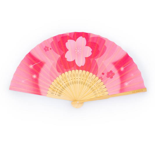 Sakura Blossoms UV Pocket Fan
